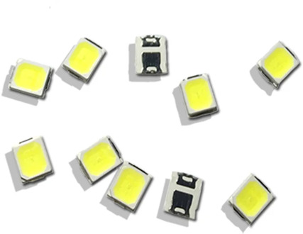 100pcs/lot LED lamp beads nature white / warm white / cool white SMD 2835 0.5W 55-60LM Super highlight light-emitting diode