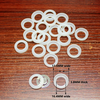 100pcs/lot Lithium Battery Cap 18650 Fittings Gaskets White Aprons Nickel Metal Hydride Cadmium Meson