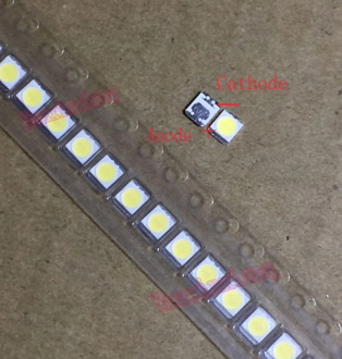 100PCS/Lot Original LG Innotek SMD LED 3528 2835 3V 1W 100LM Cool white for TV Backlight Application