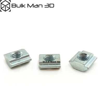 100pcs M3/M4/M5 T-Nut Sliding Nut for 20 Series Profile Slot T Nut Aluminum Extrusions Furniture