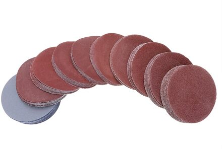 100Pcs Mayitr Schuurmiddelen 75Mm 3 "Schuurschijven Ronde Schuurpapier Polijsten Pad Lakens