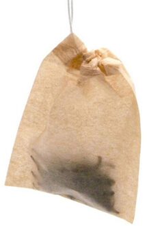 100Pcs Medcine Tassen 6*8 Cm Non-woven Seal Filter Koord Pouch Multifunctionele Theezakjes Kok Kruid spice Gereedschap Koffie Zakjes bruin