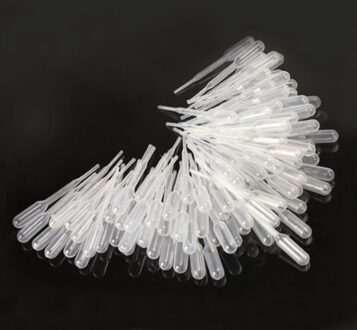 100Pcs Meetpipetten Dropper Polyethyleen (0.2Ml)