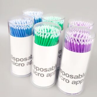 100pcs Micro/lot kam haar wimper lijm haar gebruik kam om het haar te verwijderen van de haar wegwerp applicator.