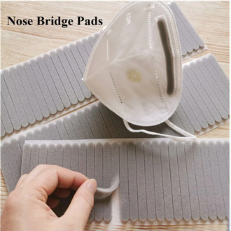 100Pcs Microfiber Foam Protection Strip Anti-Fog Nose Bridge Pads Cushion Mouth Mask Making Fix Protection Mask Materials