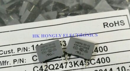 100Pcs MKP62 305V X2 473K 683K 224K 0.047Uf 0.068Uf 0.22Uf P = 10Mm Film Condensator 305V 473K 0.047UF