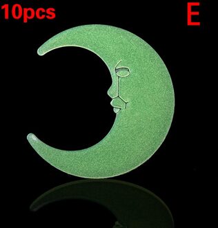 100Pcs Muurstickers Decal Glow In The Dark Baby Kids Slaapkamer Home Decor Sterren Lichtgevende Tl Decal 5