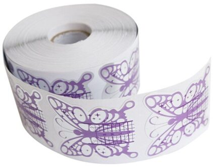 100Pcs Nail Art Gereedschap Nagel Uv Gel Tips Extension Builder Vorm Gids Voor Nagel Uitbreiding Stencil Manicure Gereedschap