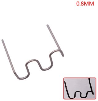 100Pcs Nietjes Bumper Fender Lassen Tool Plastic Reparatie Kit Voor Reparatie Bumper Scheuren MUMR999 patch 1 ronde 0.8mm