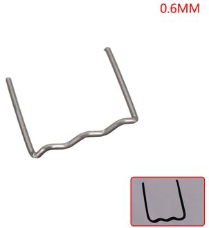 100Pcs Nietjes Bumper Fender Lassen Tool Plastic Reparatie Kit Voor Reparatie Bumper Scheuren MUMR999 patch 4 wavy straigh