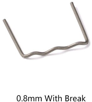 100Pcs Nietmachine Plastic Reparatie Standaard Pre Cut Wave Nietjes Bumper Carrosserie Reparaties 0.8Mm Wave Nietjes Rvs klein golf