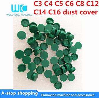 100pcs Nylon Plastic Dust Cover Green Caps Protector For HGR15 HGR20/25/30 HR35 MGN9 MGN12 MGW7 Linear Rail Guides CNC Parts