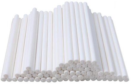 100Pcs Papier Lollipop Sticks Food-Grade Papier Pop Sucker Sticks Cake Pop Sticks Voor Lolly Diy Chocolade suiker Pole