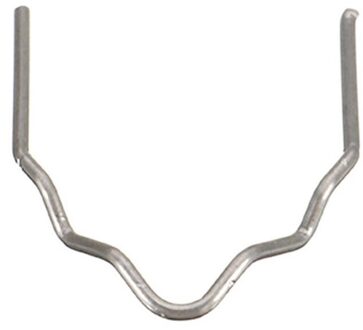 100Pcs Plastic Nietmachine Metalen Rvs Standaard Pre Cut Hine Lasser Draden Wave Nietjes Bumper Nietjes Bumper V type