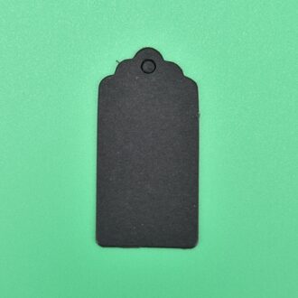 100Pcs Rechthoek Papier Label 4X2Cm Kraft Prijskaartjes Voor Kleding Hangen Diy Wedding Party Kerst decor Supplies zwart