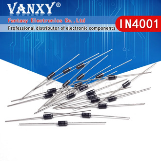 100PCS Rectifier Diode IN4001 1A 50V DO-41 1N4001