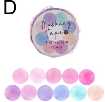 100Pcs/Roll Fruit Tape Vormige Washi Tape Afplakband Sticky Papier Scrapbooking Sticker Briefpapier Diy Journal Foto Decor