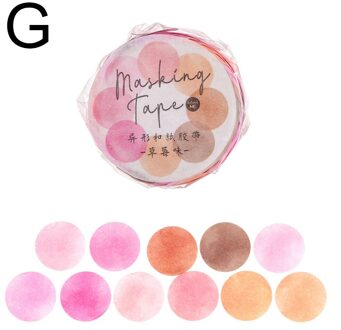 100Pcs/Roll Fruit Tape Vormige Washi Tape Afplakband Sticky Papier Scrapbooking Sticker Briefpapier Diy Journal Foto Decor