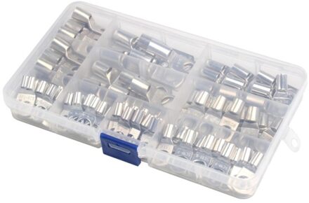 100Pcs Sc Vertind Koper Lug Ring Wire Connectoren Voor Batterij Blote Kabel Elektrische Draad Connector Crimp Terminal Set