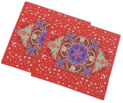 100pcs Servetten Kleurrijke Creatieve Afdrukken Weefsels Feestartikelen Servetten voor Id al-Fitr Eid Party Mindere Bairam