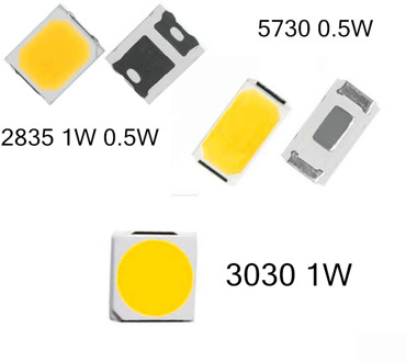 100PCS SMD LED 2835 3030 5730 Chips hight power 0.5W 1W 3V 6V 9V 18V 30 120LM Ultra Bright beads lamp Light Emitting Diode Lamp