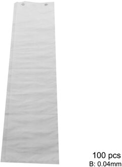 100Pcs Solid Praktische Lekvrij Paraplu Cover Waterdichte Accessoires Bag Transparante Wegwerp Hotel Winkel Duurzaam Stofdicht 40x13cm B