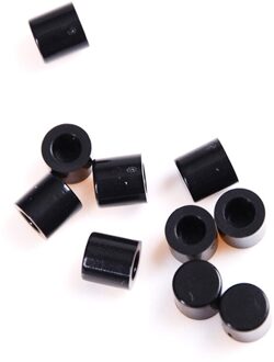100Pcs Tactile Drukknop Cap 6 Mm Geldt Voor 6*6 Zelfsluitende Switch Knop Cap zwart