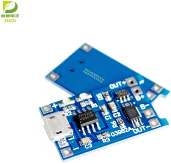 100PCS TP4056 TC4056 Micro USB 5V 1A 18650 Lithium Battery Charger Module Charging Board Dual Functions Li-ion