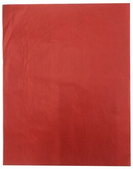 100Pcs Tracing Kopiëren Craft Multifunctionele Herbruikbare Kruissteek Home Office One Side Kleurrijke Carbon Papier A4 Stof Tekening rood