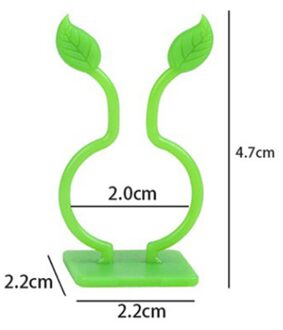 100Pcs Tuin Groente Plant Ondersteuning Binding Clip Wijnstok Klimmen Muur Fixer Non-marking Zelfklevende Haak organiseren Wijnstok # L 100stk