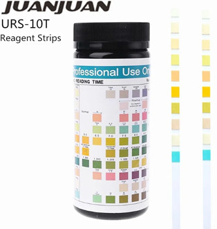 100Pcs URS10T Urinary Ketone Paper Reagent Strip for Urinalysis Urine Test Strip Anti-VC Interference Body Fat Analysis Paper 40