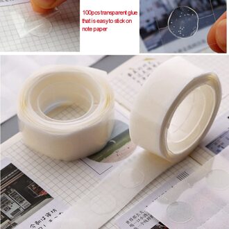 100Pcs Vellen Zelfklevende Memo Pad Sticky Notes Bookmark Marker Memo Sticker Papier Bericht Card Student Kantoorbenodigdheden Dispensing 100stk