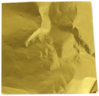 100Pcs Vierkante Snoep Pakket Folie Papier Chocolade Lolly Folie Wrappers Party Diy Embossing Verpakking Papier goud