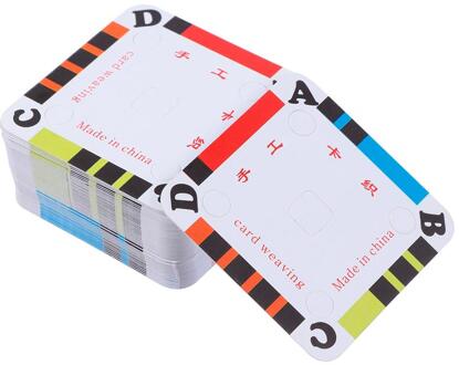 100Pcs Weven Kaarten Papier Weefgetouw Kaarten Tablet Voor Weefgetouw Weven Levert