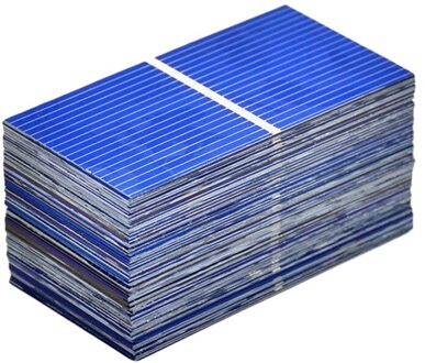 100Pcs Zonnepaneel Zon Mobiele Sun Power Zonnecel Diy Solar Battery Charger 52X26Mm