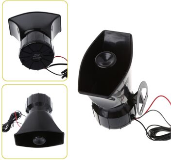 100W 12V Auto Vrachtwagen Alarm Politie Fire Luidspreker Pa Sirene Hoorn Mic System Kit R2LC