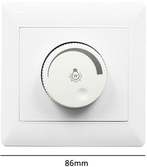 100W 220V Dimmer 86 Soort Verborgen Installatie LED Dimmen Controller Voor Dimbare Plafond Licht Downlight Spotlight