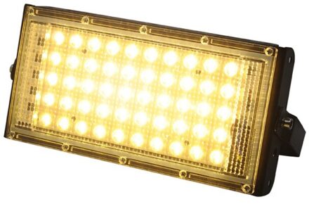100W Led Flood Light Ac 220V Outdoor Schijnwerper Zoeklicht Spotlight IP65 Waterdichte Led Straat Lamp Landschap Verlichting Tuin warm licht
