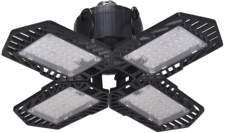 100W Led Garage Licht Vouwen Ultra-Dunne Mijnbouw Lamp Schijnwerper Vervormbare Led Plafond Licht Voor Parkeerplaats Magazijn workshop 1stk