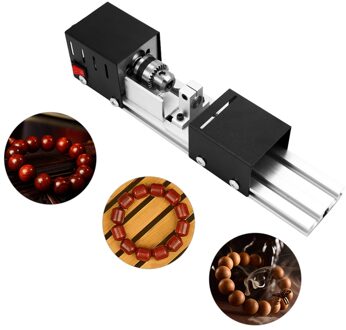 100W Mini Draaibank Kralen Machine Miniatuur Boeddha Parel Draaibank Slijpen En Polijsten Kralen Houtbewerking Diy Draaibank Boor Rotary tool US plug
