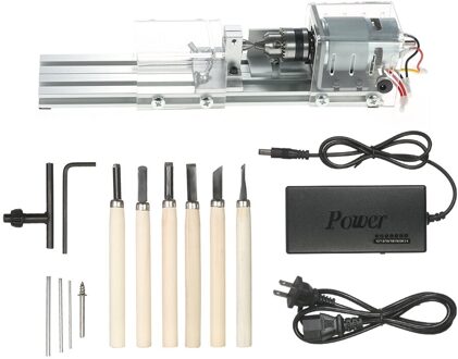 100W Mini Kralen Machine Miniatuur Draaibank Diy Houtbewerking Boeddha Parel Draaibank Slijpen En Polijsten Kralen Houtbewerking Diy Draaibank EU plug