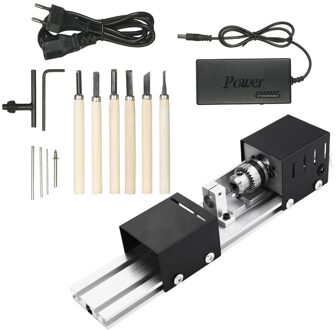 100W Mini Kralen Machine Miniatuur Draaibank Diy Houtbewerking Boeddha Parel Draaibank Slijpen En Polijsten Kralen Houtbewerking Diy Draaibank EU plug
