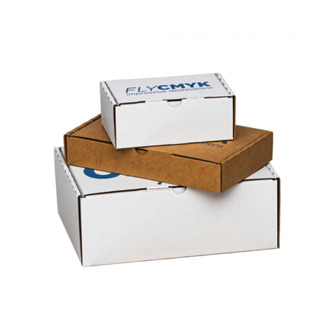 100x bedrukte postdozen - unieke postdozen met logo (100 st) drukken