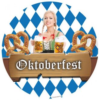 100x Bierfeest/Oktoberfest bierviltjes - Bierfiltjes Multikleur