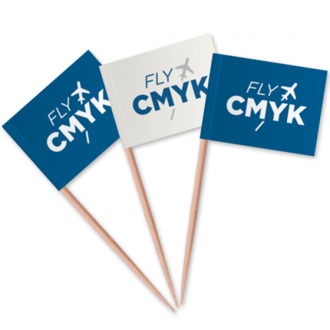 100x cocktailprikkers bedrukken - hogere oplage mogelijk en snel geleverd! (100 st) drukken