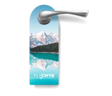 100x deurhangers printen met logo of unieke welkom tekst (100 st) drukken