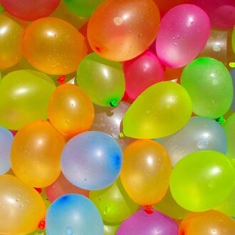 100x Gekleurde waterballonnen speelgoed Multi