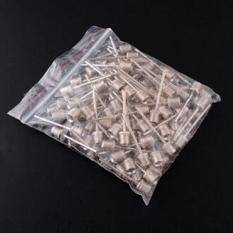 100X Luchtpomp Basketbal Voet Voetbal Sport Adapter Nozzel Inflator Naald