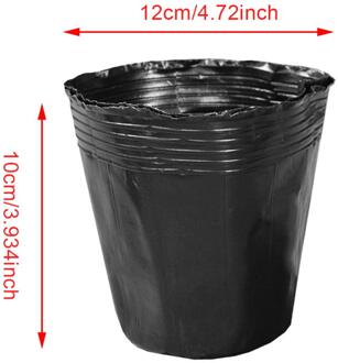 100x Plastic Bloempot Plant Kwekerij Bloempot Zaailingen Planter Containers Set