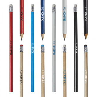 100x potlood met logo - unieke potloden met jouw bedrijfsnaam of tekst drukken